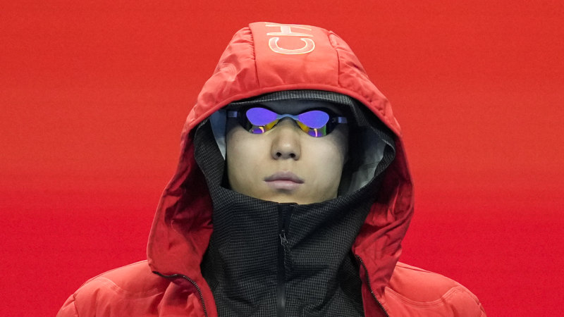 The Chinese swimmer who speaks perfect English – unless he’s asked about doping