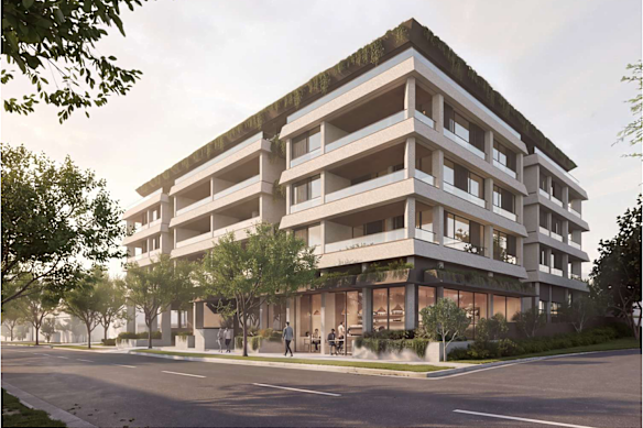 The new development at 46 to 50 Racecourse Road in Hamilton.