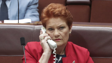 Pauline Hanson is pushing to insert a definition of academic freedom into the Higher Education Support Act.