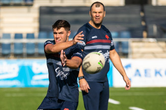 Michael Cheika has worked on Trent Robinson’s coaching staff at the Sydney Roosters.