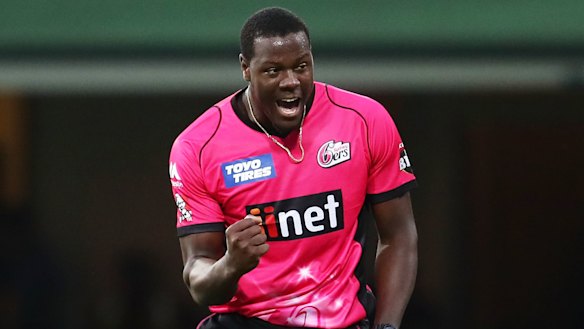 Carlos Brathwaite is lining up for his second season with the Sydney Sixers.