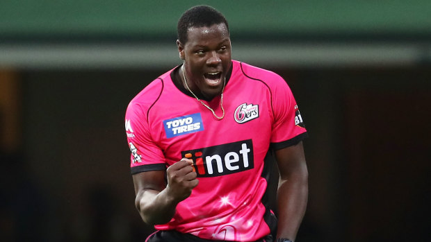 Carlos Brathwaite is lining up for his second season with the Sydney Sixers.