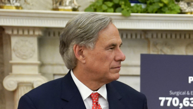 Texas Governor Greg Abbott and US President Donald Trump discuss the coronavirus response.