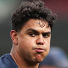Latrell Mitchell appears to have burnt his bridges at the Roosters.