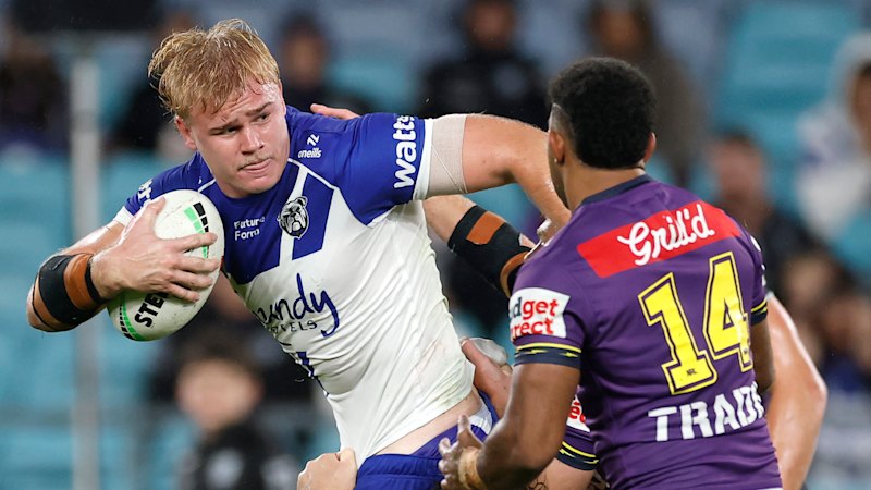 NRL LIVE updates: Bulldogs strike after half-time to close gap against Storm