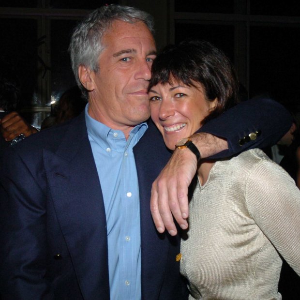 Jeffrey Epstein and Ghislaine Maxwell in New York in 2005.