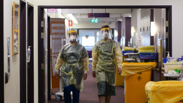 A ‘code brown’ emergency will be declared for several Victorian hospitals.