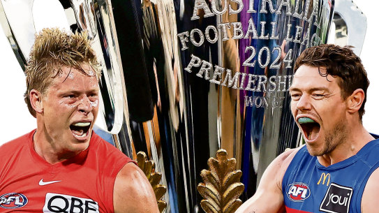 Isaac Heeney’s Sydney Swans will play Lachie Neale’s Brisbane Lions for the 2024 AFL premiership.