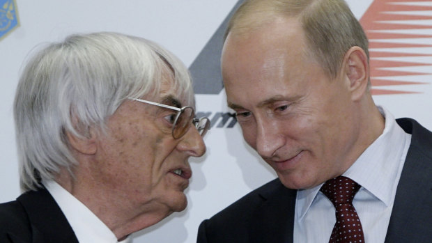 Ecclestone condemned after ex-F1 chief said he would ‘take a bullet’ for Putin