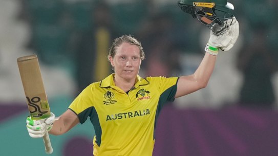 Australian women’s captain Alyssa Healy.