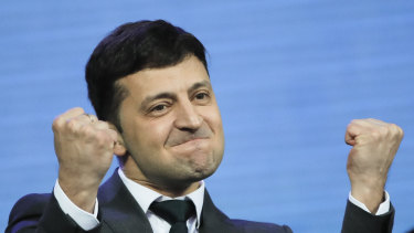Ukrainian president Volodymyr Zelenskiy.