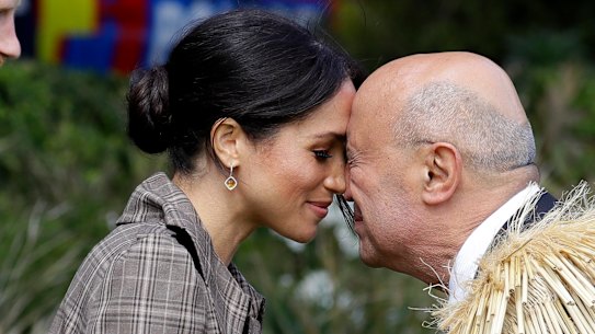Meghan and Harry rub noses in New Zealand on final leg of tour