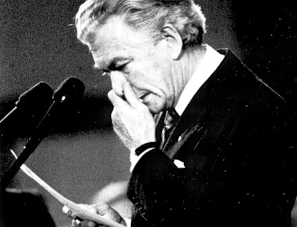 Prime Minister Bob Hawke cried during his speech mourning the victims of the Tiananmen Square massacre.
