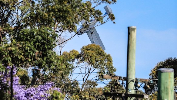 Steve Trikoulis captured the moment the plane crash landed near Cromer.