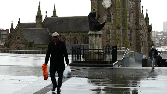 The streets of Birmingham.