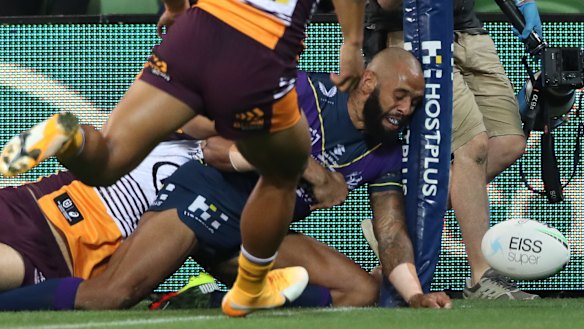 Josh Addo-Carr’s first-half effort was ruled out.