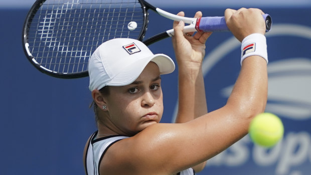 Ashleigh Barty had another tough battle in Cincinatti before moving through to the semi-finals.