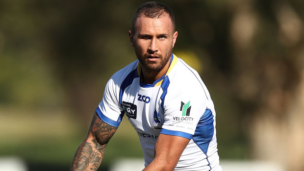 Park footy: Quade Cooper ran rings around Sydney's defence at Woollahra Oval on Saturday. 