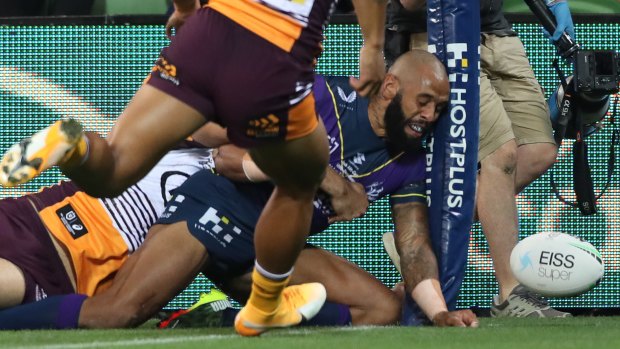 Josh Addo-Carr’s first-half effort was ruled out.