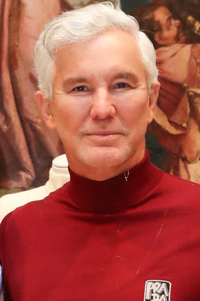Baz Luhrmann at the National Gallery of Victoria in January.