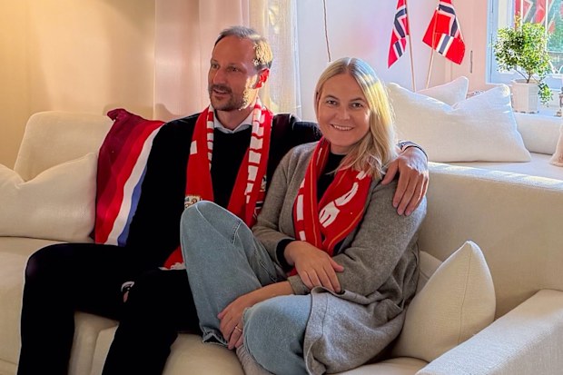 Crown Prince Haakon and Crown Princess Mette-Marit support Norway during the 2026 World Cup