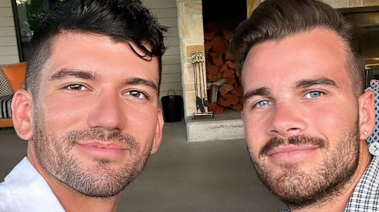Luke Davies and Jesse Baird, the gay couple who have been allegedly murdered.
