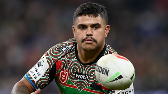 Latrell Mitchell taking on the Eels in Indigenous Round.