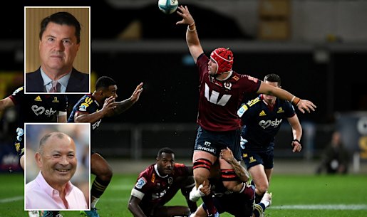 QRU, Hamish McLennan and Eddie Jones
