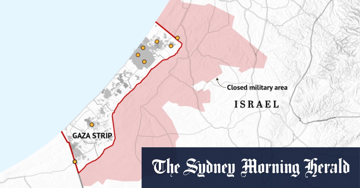 Hamas Israel map How Gaza Strip conflict started and what’s happening now