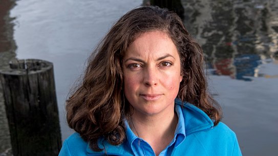 Port Phillip EcoCentre marine biologist Fam Charko has been studying microplastics in the waterways. 