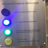 The new school air conditioning systems can control for outdoor conditions and carbon dioxide levels.