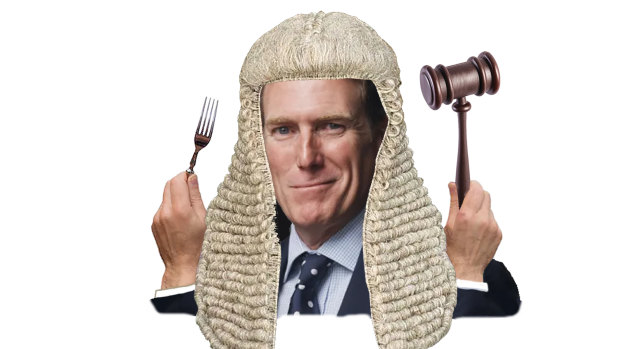 Attorney-General Christian Porter's presence at a farewell do for Matthew Collins, QC, has sparked talk of a Federal Court role.