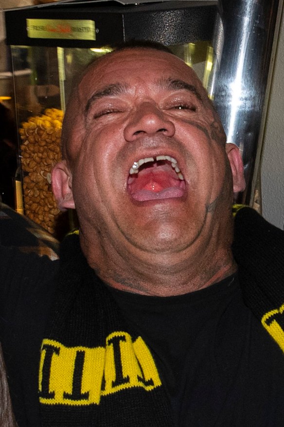 Shane Martin reacts as the Richmond Tigers win the 2019 AFL grand final