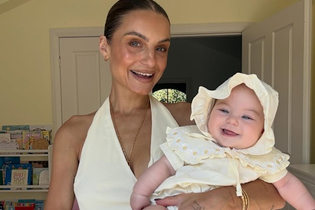 Domenica Calarco with her daughter Dove.