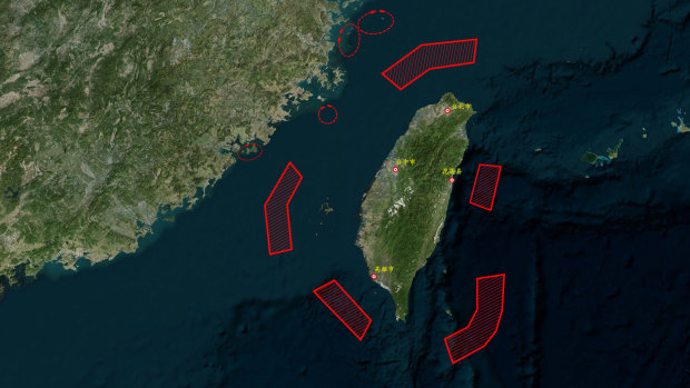 Chinese military surrounds Taiwan as ‘strong punishment’