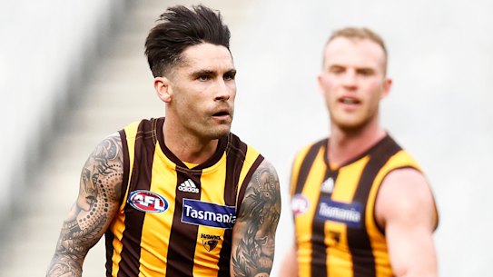 Chad Wingard and Tom Mitchell.