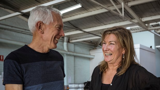 Cardiac arrest survivor Marita Hook (right) with friend Glenn Miles, who helped save her life on the floor of a Cheltenham pub.