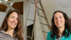 Dreams under construction: Sarah Lawrie and Laura Turner are a couple who are planning to do as much DIY on their home as they can, and in the future grow their own fruit and veg on the property.