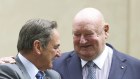 Linsday Fox with West Australian Senator Glenn Sterle.