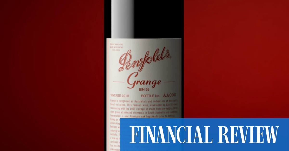 Inflation pushes Penfolds Grange to $1000 a bottle