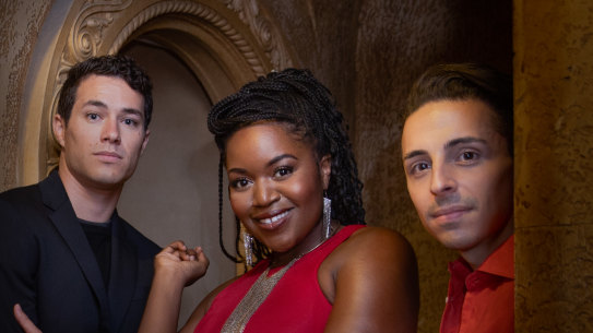 Des Flanagan, Ruva Ngwenya, and Christopher J Scalzo with him. 