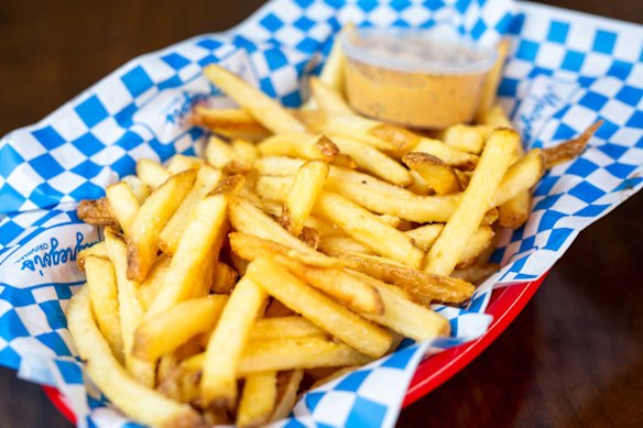 Macgregor's chips are cooked without seed oil, instead fried in beef tallow and finished with sea salt.