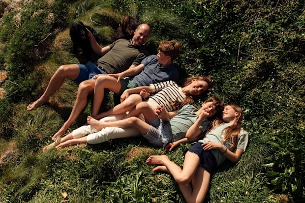 Prince William and Catherine, the Prince and Princess of Wales, with Prince George, Princess Charlotte and Prince Louis, on an Easter break in Cornwall, shared to mark the 15th wedding anniversary of the couple, April 29, 2026.