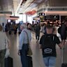 Busy scenes at Perth Airport as the holiday travel period heats up. Picture: 9News Perth
