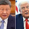 Donald Trump is staring across the table at the “inscrutable” President Xi Jinping, writes Tom Dolan.