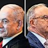 Benjamin Netanyahu and Anthony Albanese.
