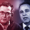 Victorian Premier Daniel Andrews and Opposition Leader John Pesutto.