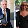 Mark Latham and his ex-partner, Nathalie Matthews.