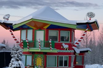 The Gnome Home in North Pole, Alaska.
