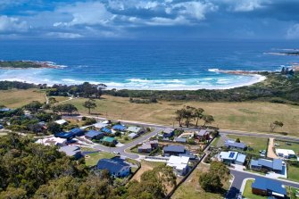 Half of homes were empty on Census night on this stretch of Tasmania's east coast.